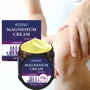 Rozino Lavender Magnesium Cream Hydrating Formula with Magnesium for Skin Care 60g/2.116oz