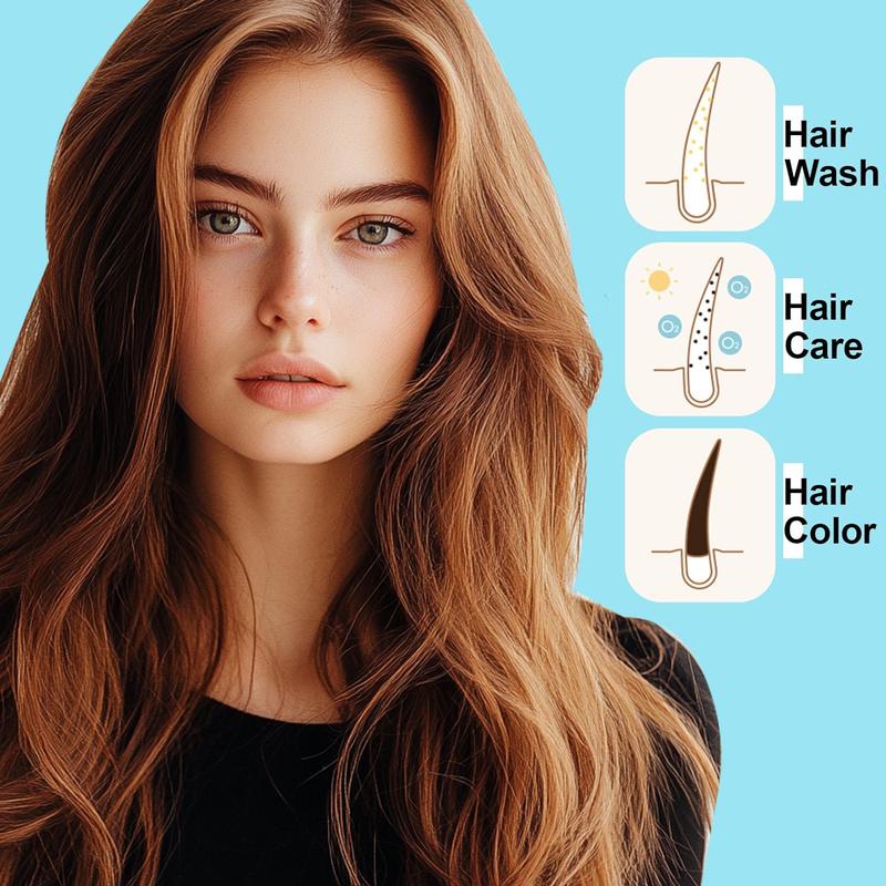 TOAE Hair Dye Shampoo 3 In 1 Herbal Hair Dye Color Shampoo Plant For Woman And Men Hair Dye For Gray And Dark Hair Wine Rend And Chestnut Brown And Golden brown And Black Four Colors Hair Dye Shampoo, Long Lasting & Coverage Nourish Scalp Haircare Mint