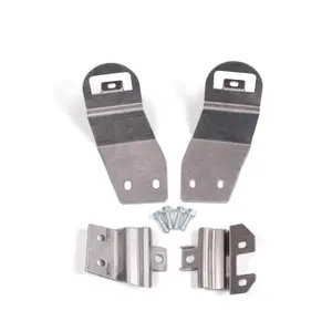 Slick Locks Door Hardware Security Lock Blade Bracket Kit, Stainless Steel Bolt Mounting Brackets Exclusively Designed for 2013-Present GM City Express