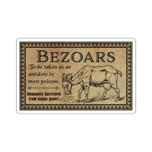 Bezoars Apothecary Label