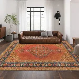 Velvet Soft Comfort Diamond Pattern Ethnic Print Rug, Home Decor Carpet, Living Room Large Mat, Sofa Pad, Bedroom Bedside Rug