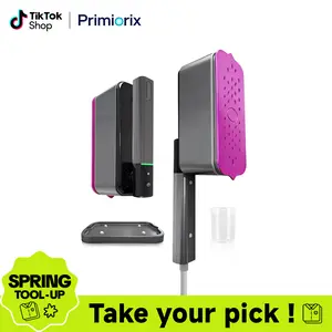 Portable Clothes Steamer & Iron 2-in-1, Handheld Wrinkle Remover with 5s Fast Heat-Up, Large Soleplate for Home or Travel