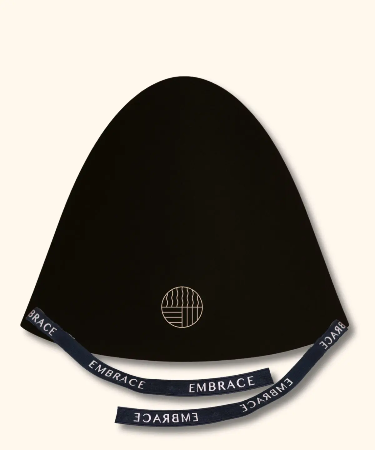 Embrace Wool Premium Sauna Hat - Oversized Fit for Privacy Focus Hair & Earphones Protection 100% Australian Wool Heat-Resistant Black Sauna Hat for Spa Infrared & Traditional Use