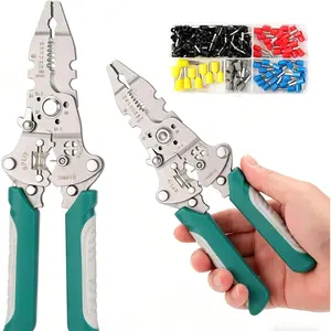 8-in-1 Wire Stripper Tool, Self-Adjusting  Stripper, Electrician Pliers with Wire Cutters and Wire , Multifunction Wire Strippers for Electrical Wires