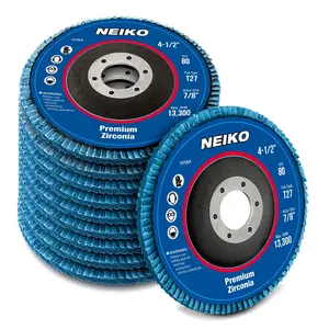 11116A 10 Pack Zirconia Flap Discs 4-1/2 for Angle, 40 Grit Flapper Wheel, Flat T27 Grinding Wheel 4.5 Inch Flap Disc, 7/8" Arbor Grinding Disc, Flap Wheel for Wood & Sanding
