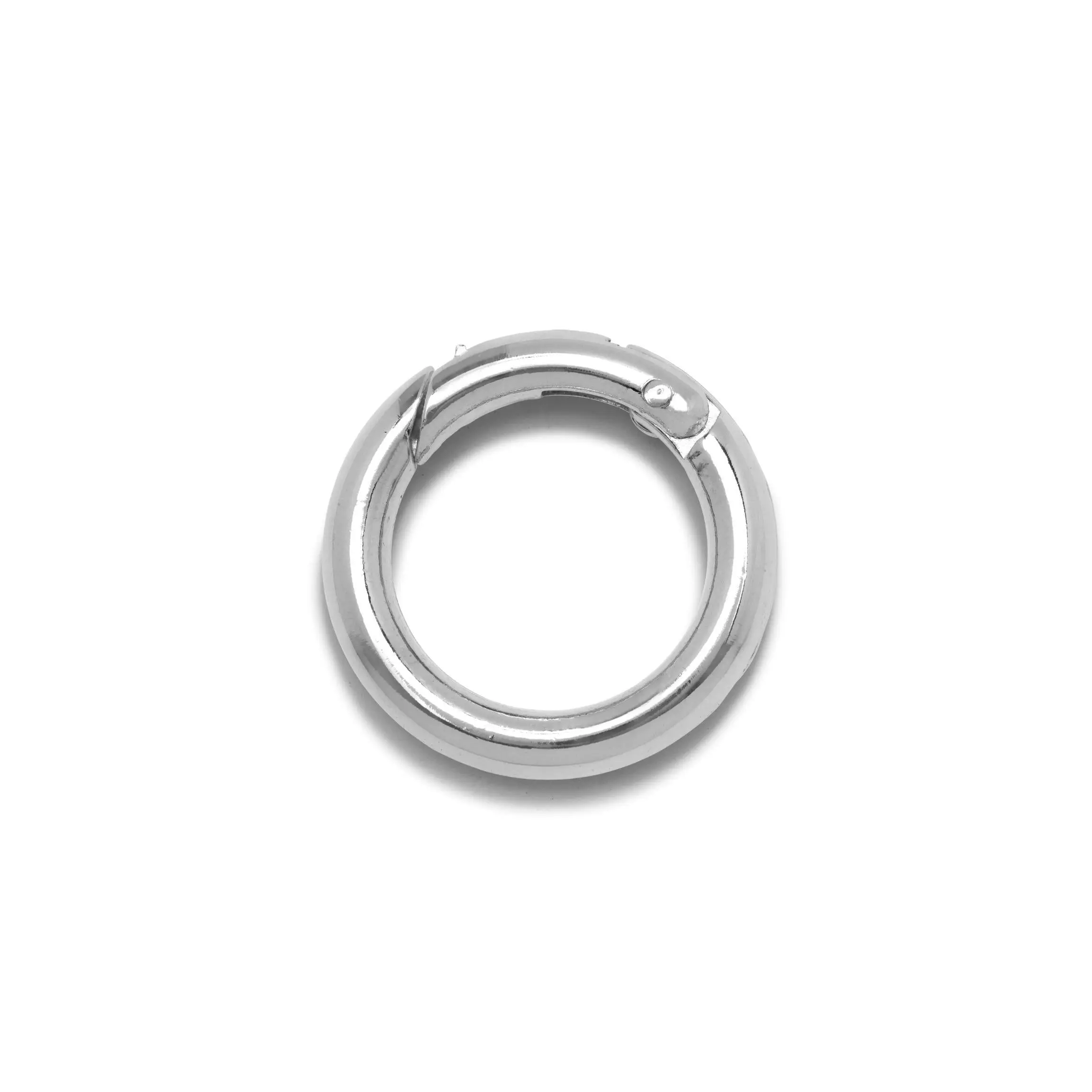 Silver Large Circular Clicker Clasp