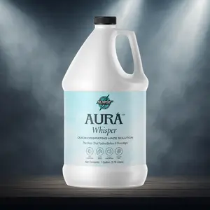 SurgeFX Aurà Whisper - Fast-Dissipating Water-Based Haze Fluid 1 Gallon for Theatrical Effects & Quick Transitions