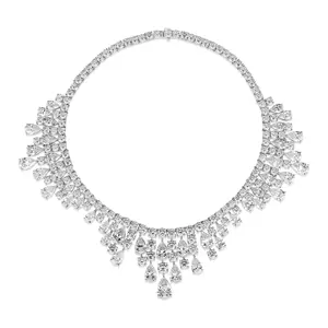Getty Diamond Crystalline Statement Necklace