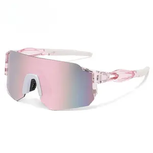 Sports Cycling Glasses Colorful UV400 Windproof Eyewear for Outdoor Fun Perfect for Mountain Biking, Fishing, Road Cycling & All-Day Bike Adventures