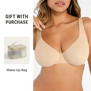 FeelinGirl FeelSoft Minimizer Bras for Women Comfort Underwire Balconette Bras Plus Size Full Coverage No Padded Seamless Everyday Bras Womenswear Comfortable