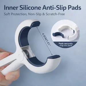 3 Pack Beach Towel Clips, Heavy Duty Plastic Clothes Pins, Windproof Clothes Clips to Dry on Clothesline and Hanging Rack