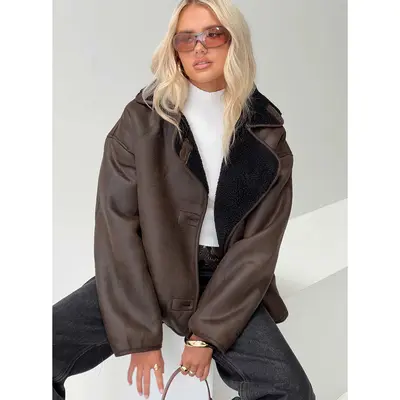 Princess Polly Jaxton Leather Jacket TikTok Shop