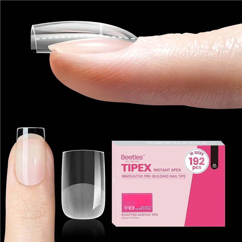 Extra Short Square 16Sizes 192Pcs(Only Tips)