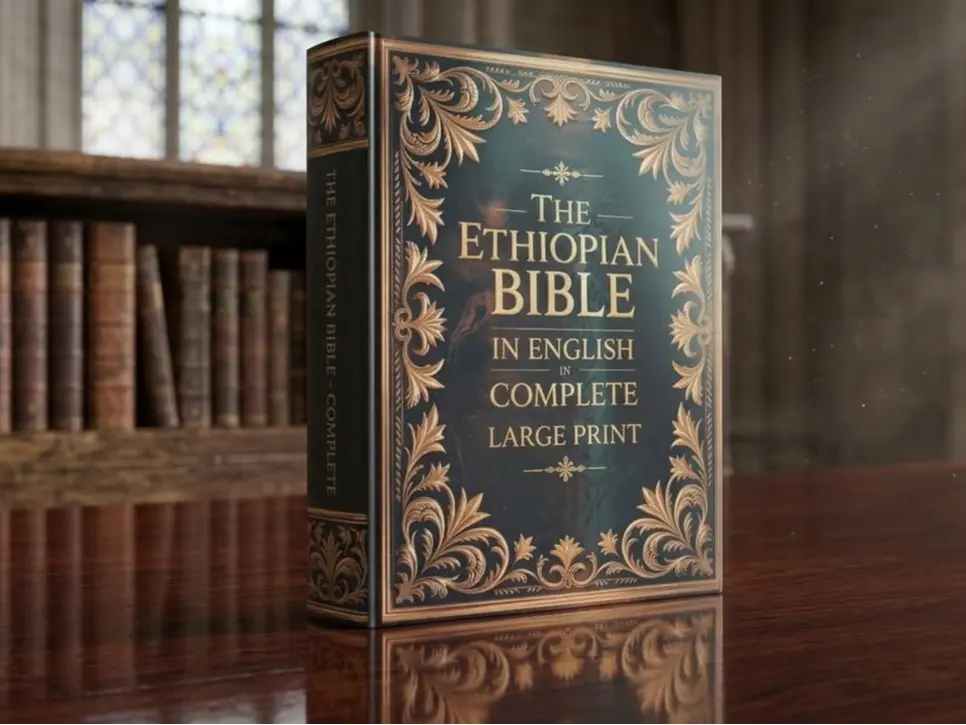 The Ethiopian Bible in English – Complete Large Print Edition, Religious Scripture Book, Christian Study & Faith Gift