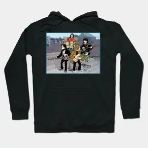 Beatles Rooftop Concert Graphic Hoodie - Vintage Style Sweatshirt For Music Fans Cotton Fit
