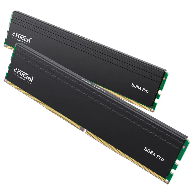 Crucial Pro 32GB (2 x 16GB) 288-Pin PC RAM DDR4 3200 (PC4 25600) Desktop Memory Model CP2K16G4DFRA32A
