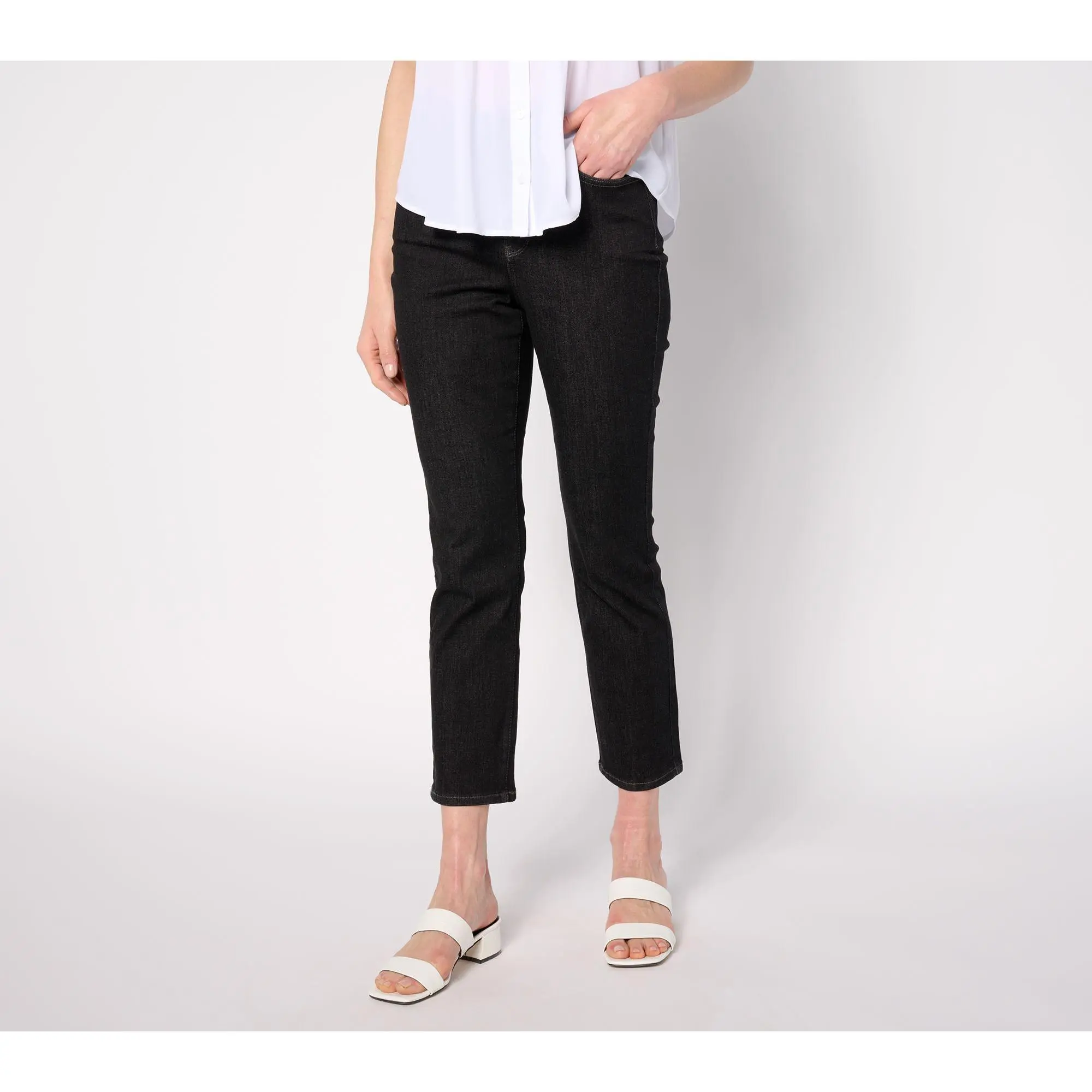 NYDJ Curve Shaper Sheri Slim Ankle Jean - Garden Ranch