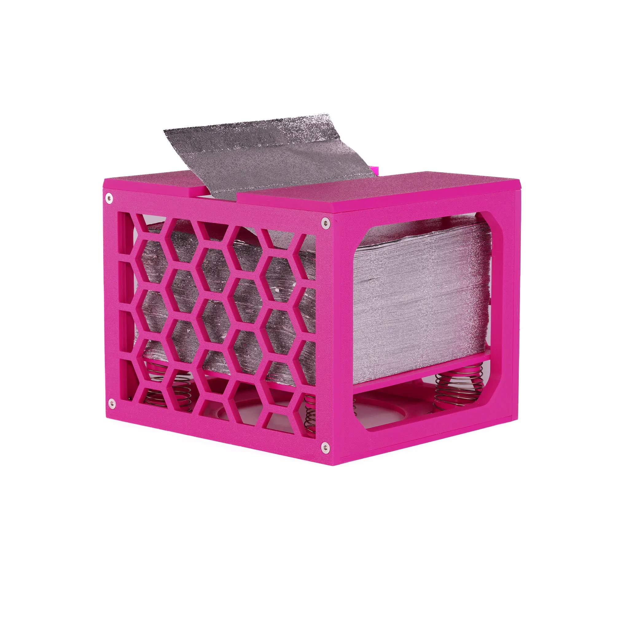 Bravo Box (Magenta) Hair Color Foil Dispenser (For all 5X11 Pop-up Foils)