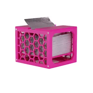 Bravo Box (Magenta) Hair Color Foil Dispenser (For all 5X11 Pop-up Foils)