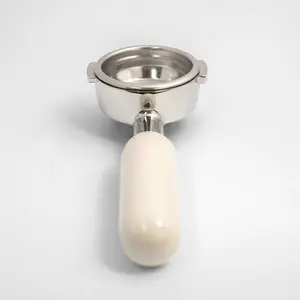 White Ceramic Portafilter - 58mm