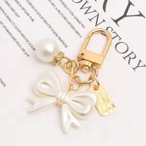 Simple Style Bow Keychain Bag Pendant for Women