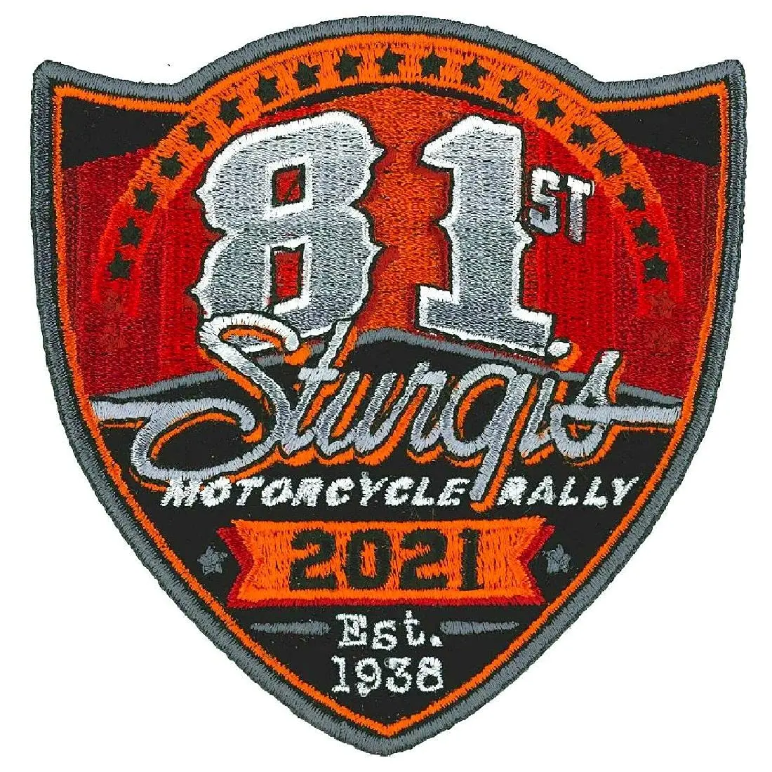 2021 Sturgis Rally 81th Anniversary Biker Rally Patch [Iron on sew on -SP21]