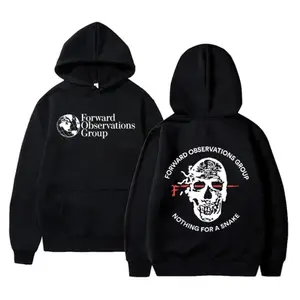 Gothic Forward Observations Group Hoodie – FOG Nothing for A Snake Vintage Skeleton Design