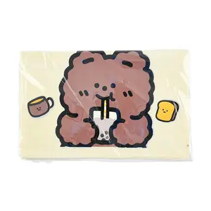 YUJIANNI Mini Car Trash Bags 10 Pack - Cute Bear Design for Easy Clean Up