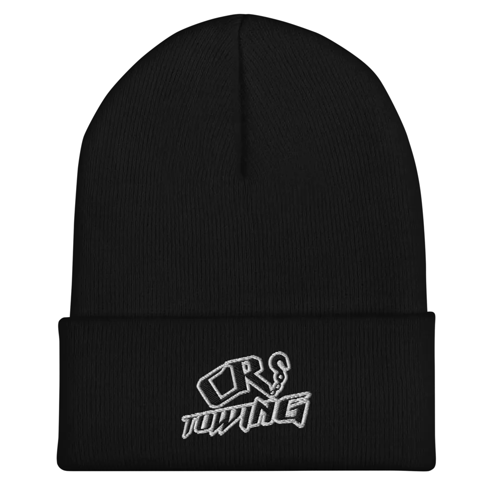 CRS Towing CR Beanie - Warm 100% Turbo Acrylic Unisex Style Hypoallergenic Hand Washable 12" Length