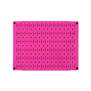 12in x 16in Pink Metal Pegboard Tile Fun Size Tool Board Panel