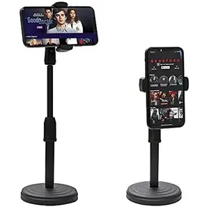 Tiktok Desktop Phone Stand, Adjustable Height 360° Angle Swivel Stand Rotatable Stand, Universal Type, Ideal for Desk Use, Enhance Viewing Experience, Multifunctional Phone Stand, Multipurpose Phone Holder