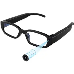 1080P   Glasses with Camera for Men, Hands-Free Video Recording Glasses, First Person View Camera Glasses for Cycling Travel Vlog