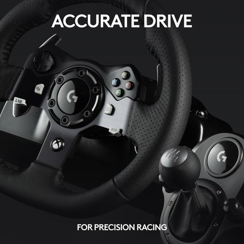 Logitech G920 Wheel and Shifter Bundle for XBOX, Real Force Feedback, Walmart Exclusive