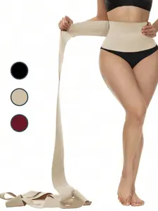 1 Counts Slick Tummy Control Waist Wrap,Waist Trainer Belt Fits Up To 5XL,Invisible Wrap Tummy Control Wrap Belt,Sexy And Comfortable Shapewear,Undetectable Waist Cincher For Hourglass Figure,Classic Daily Wear