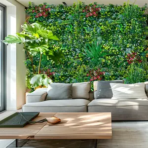 (20pcs)Boxwood Panels, Grass Wall 20"x20", Plant Wall, Grass Backdrop Wall, Privacy Screen, Sun Protected Green Wall Decor for Outdoor, Indoor, Garden, Backyard and Décor