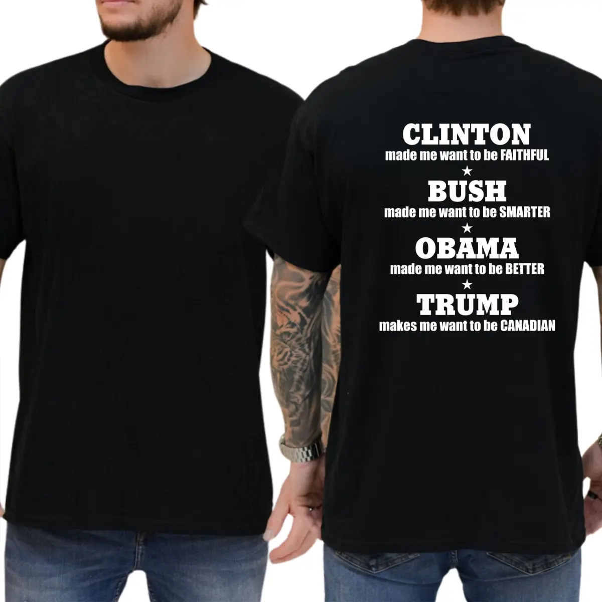 Trump Makes Me Want To Be Canadian T-shirt, Political Shirt, Funny Shirts, Democrat Shirt, Liberal Tee, 8647 Shirt