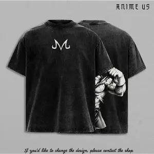 Saiyan Prince T-Shirt – DBZ Graphic Tee, Anime Streetwear Oversized Soft Cotton Shirt, Unisex Casual Apparel, Gift for anime Fans