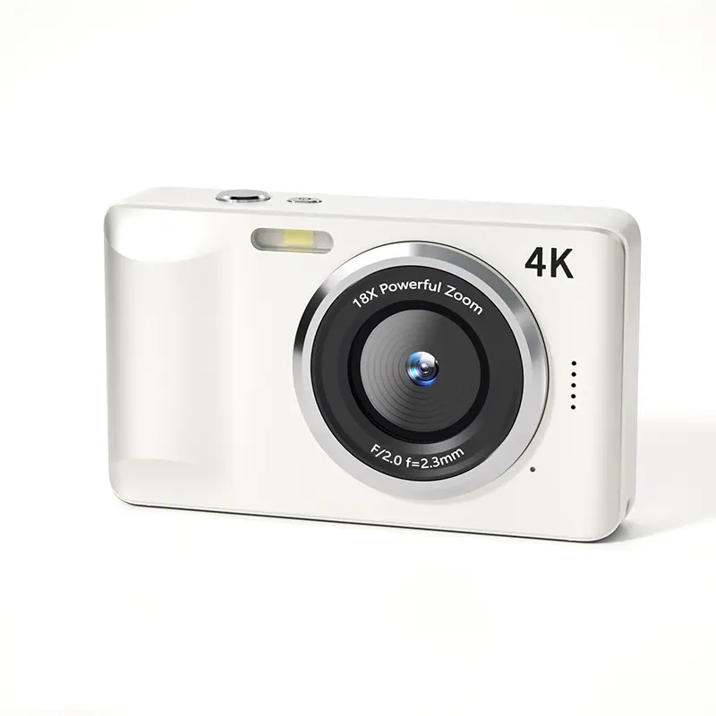 64GB Digital Camera for Students -18X Zoom, 2.8-inch HD Screen - Compact Point and Shoot Camera with SD Card, Portable Travel Camera for Kids Teens Boys Girls, Best Gift for Birthday Christmas 64GB High Definition Camera Vlogging Camera