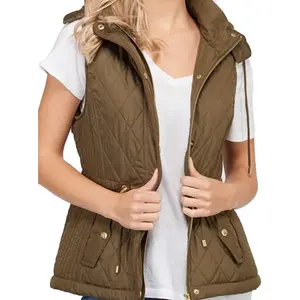 Shorty - Quilted Vest with Detachable Hood - Versatile Style for Any Weather