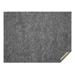 summervibes VEVOR - Slip-Resistant Rug Pad - Protective Cushioning Carpet Pad - 9'x 12' - 1/4Thick - Dual Surface - Polyester Felt+ Latex - Gray - 10-11 Area Carpet Padding Rug Cushion Safe for All Floors