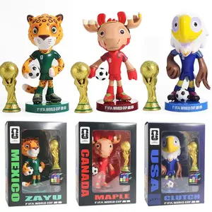 2026 World Cup in Mexico, Canada, and the United States mascot merchandise, Hercules Cup figurine, football doll, decorative items, and souvenirs