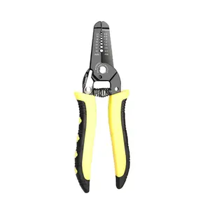 Multifunctional Electrician Wire Stripping Pliers, Handheld Line Cutting Pressing Peeling Tool, Essential Electrical Tools for Professionals