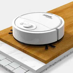 Robot Vacuum and Mop, Vacuum Robot mop Advanced Obstacle Avoidance, Robotic Vacuum Cleaner Robot Slim Robotic Vacuum CleanerDesign, Ideal for Pet Hair, Hard Floor - Black(18*18*3cm)