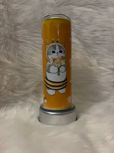 Bee Mofusand Cat Tumbler 20oz