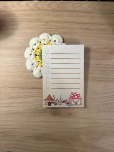 Mushroom Cottage Core Notepad