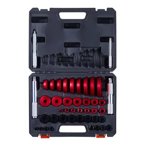 VEVOR Bearing Press Kit, 43 Pcs, Bearing Race and Seal Driver Set with 39 Bushings & Handle Shafts, Bushing Driver Tool Set, Heavy Duty Aluminum Alloy Removal Installation Tool Kit with Storage Case Wrench Socket Tool Kit