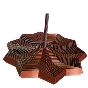 7" Large 3D Print Fidget Expandable Multi Color (Gold Silver Copper) Star with Handle for Stress Relief or Fun Desk Toy Adult Child Gift #28