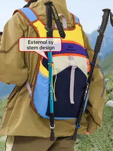 Large Capacity Multi-Pocket Backpack, Laptop Bag, Multifunctional Outdoor Hiking Camping Sports Backpack, Adjustable Straps, Essential School Bag, Durable Molle Backpack