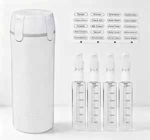 TSA Approved 4-in-1 Travel Dispenser Bottles, BPA Free Leak-Proof Silicone Containers with Secure Lock Design, Refillable Portable Toiletry Squeeze Bottles for Shampoo Lotion Cosmetics, Perfect for Travel Camping Business Trip.end of year teacher gifts