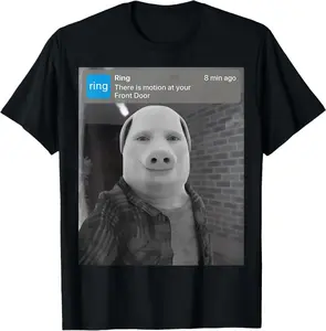 John Pork There is Motion at Your Front Door T-Shirt  Breathable T-shirt